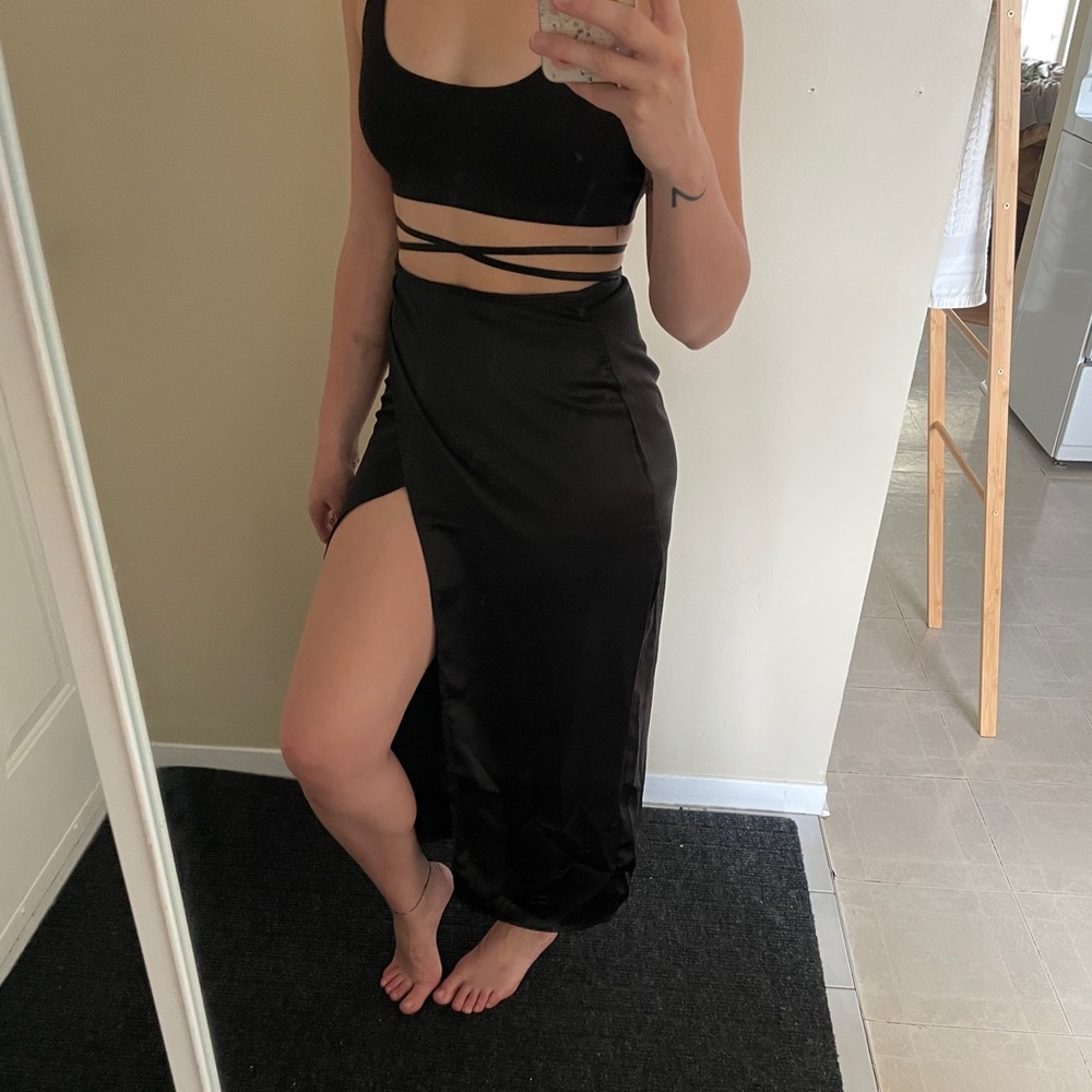 Split skirt top shop